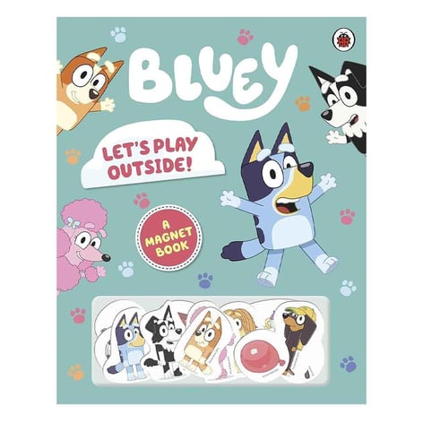 Bluey - Lets Play Outside Magnet Book