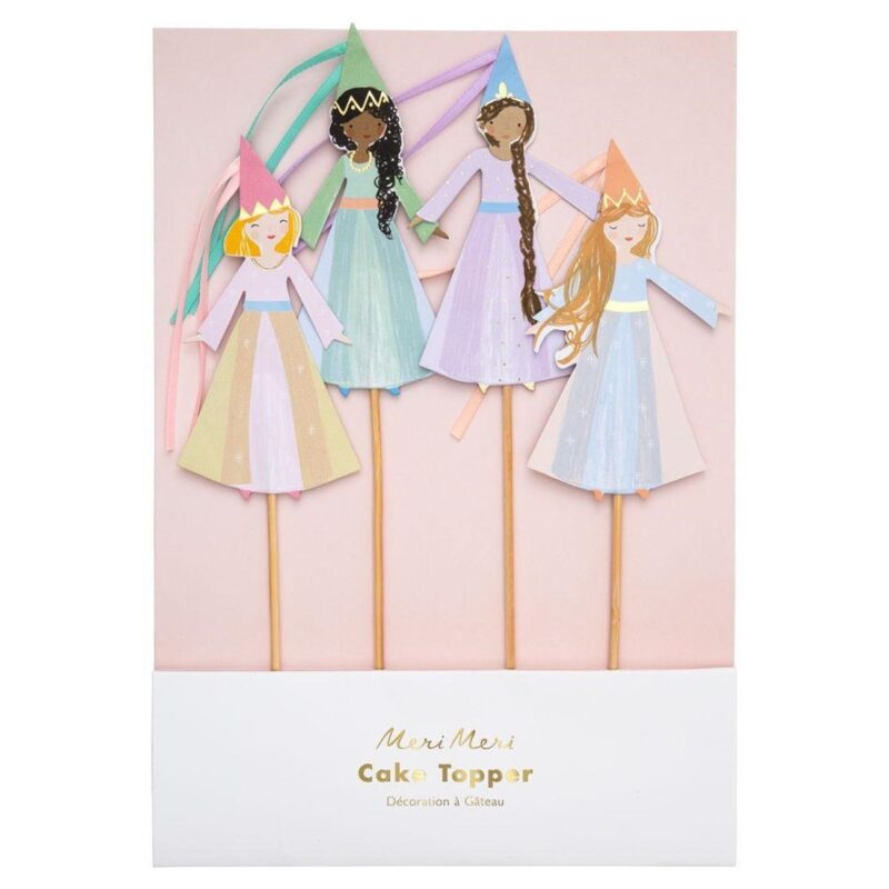 Meri Meri - Magical Princess Cake Toppers - Büyülü Prenses Pasta Süsleri 192157