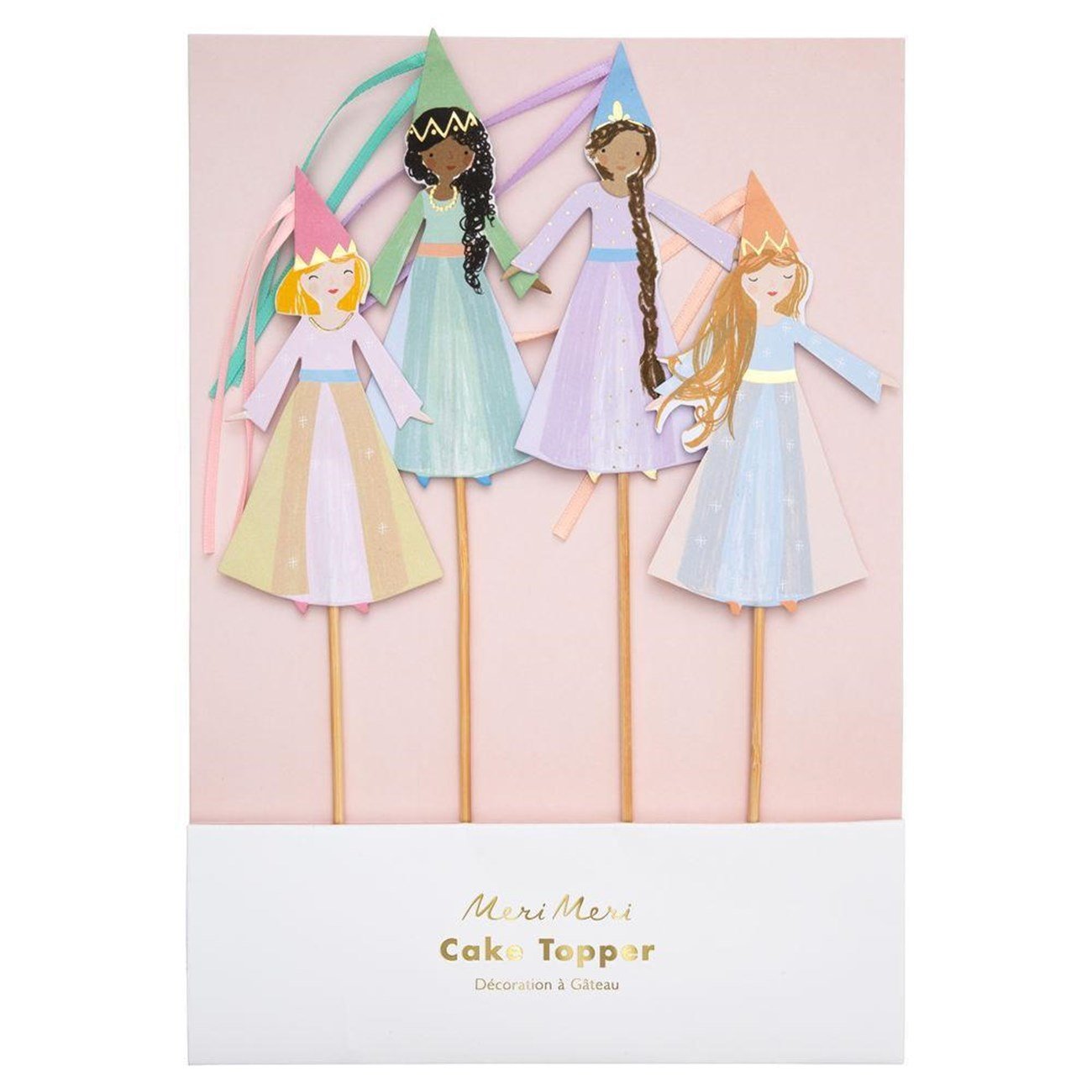 Meri Meri - Magical Princess Cake Toppers - Büyülü Prenses Pasta Süsleri 192157