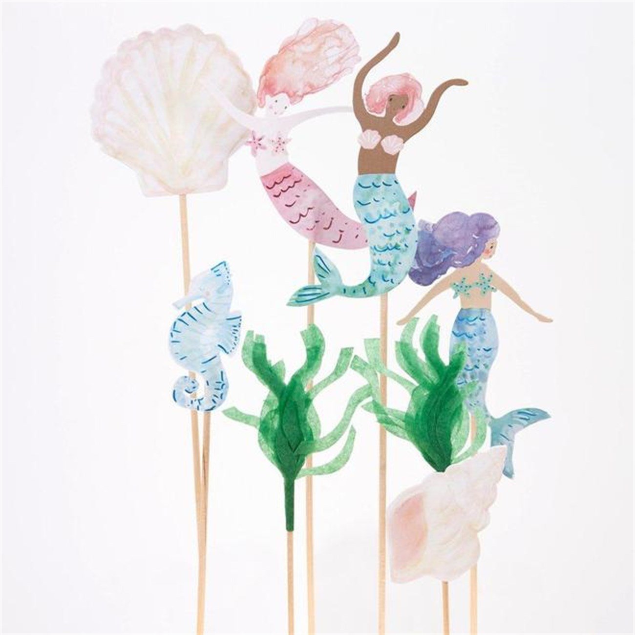Meri Meri - Mermaid Cake Toppers - Deniz Kızı Pasta Süsleri 215488