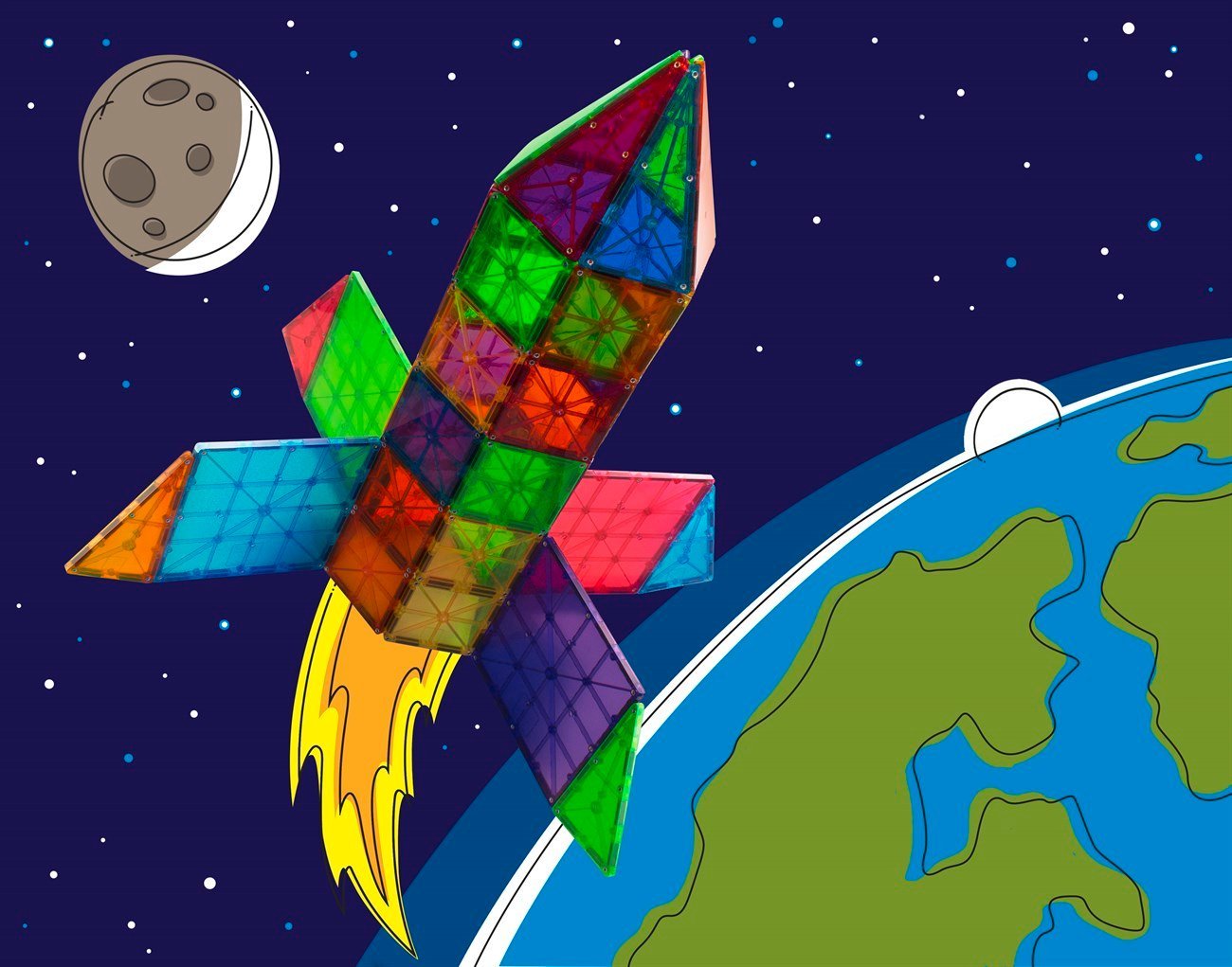 MAGNA-TILES® - Clear Color 100 Parça 04300