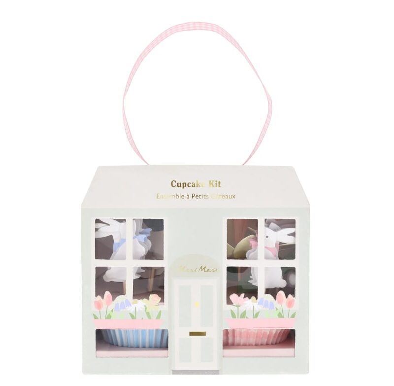 Meri Meri - Easter Cottage Cupcake Kiti - 24 Adet 283155