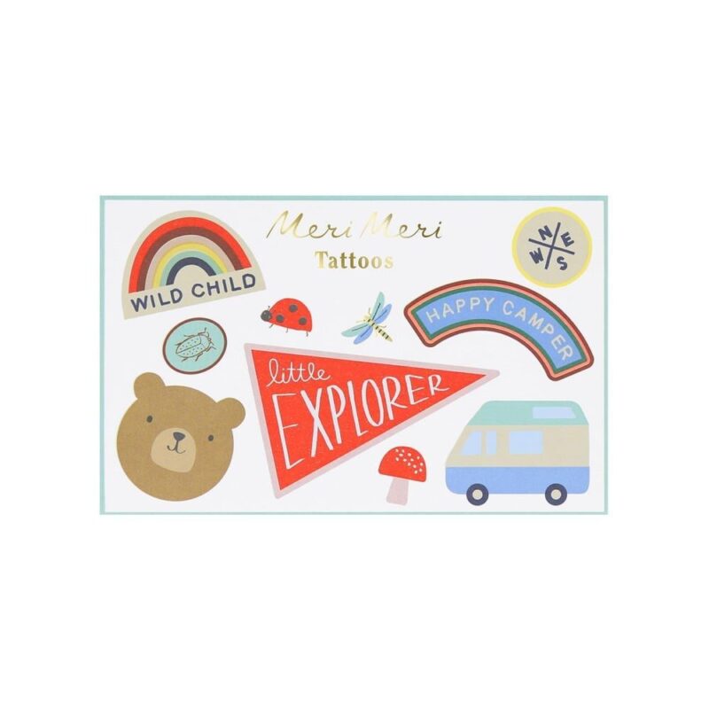 Meri Meri - Kamp Geçici Dövmeler - 18 Adet 287547