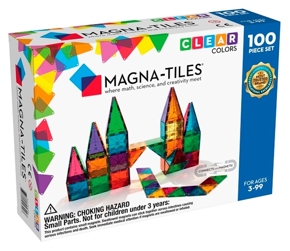 MAGNA-TILES® - Clear Color 100 Parça 04300