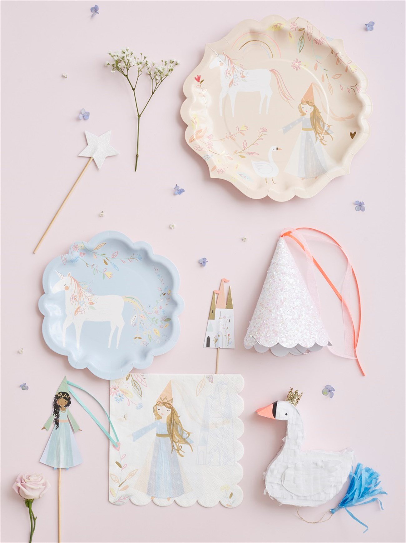 Meri Meri - Magical Princess Cake Toppers - Büyülü Prenses Pasta Süsleri 192157