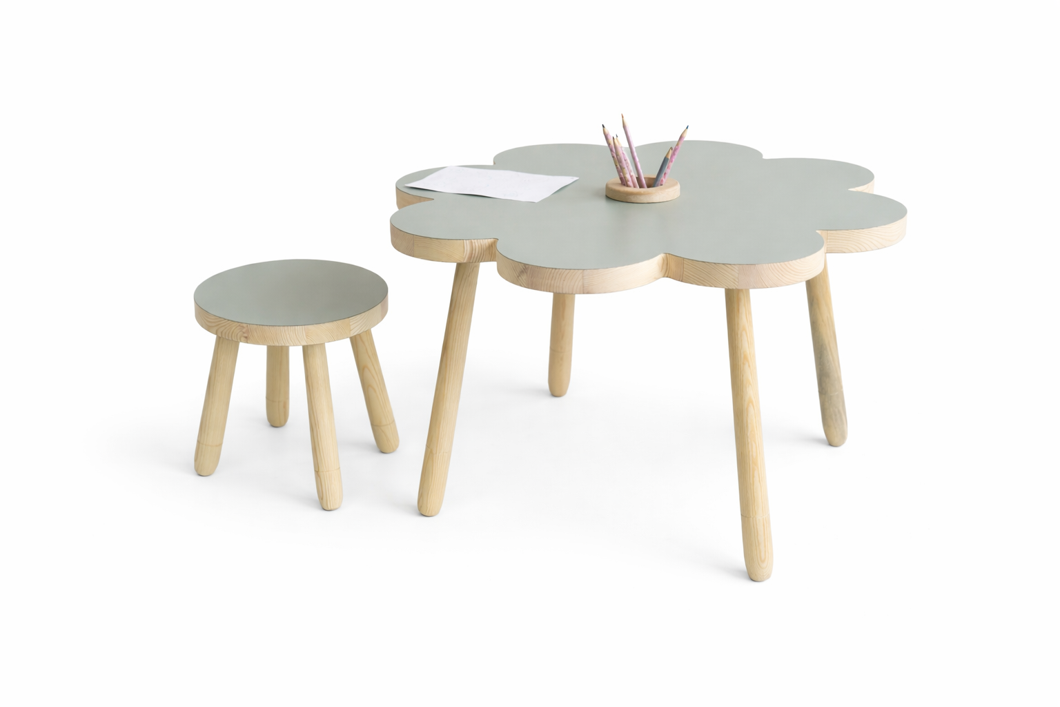 Rain Kids Flora Masa-Yeşil