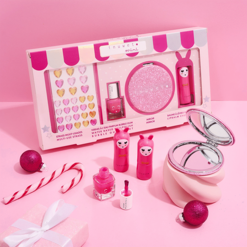 Inuwet Glitter Pink Kozmetik ve Cilt Bakım Hediye Seti