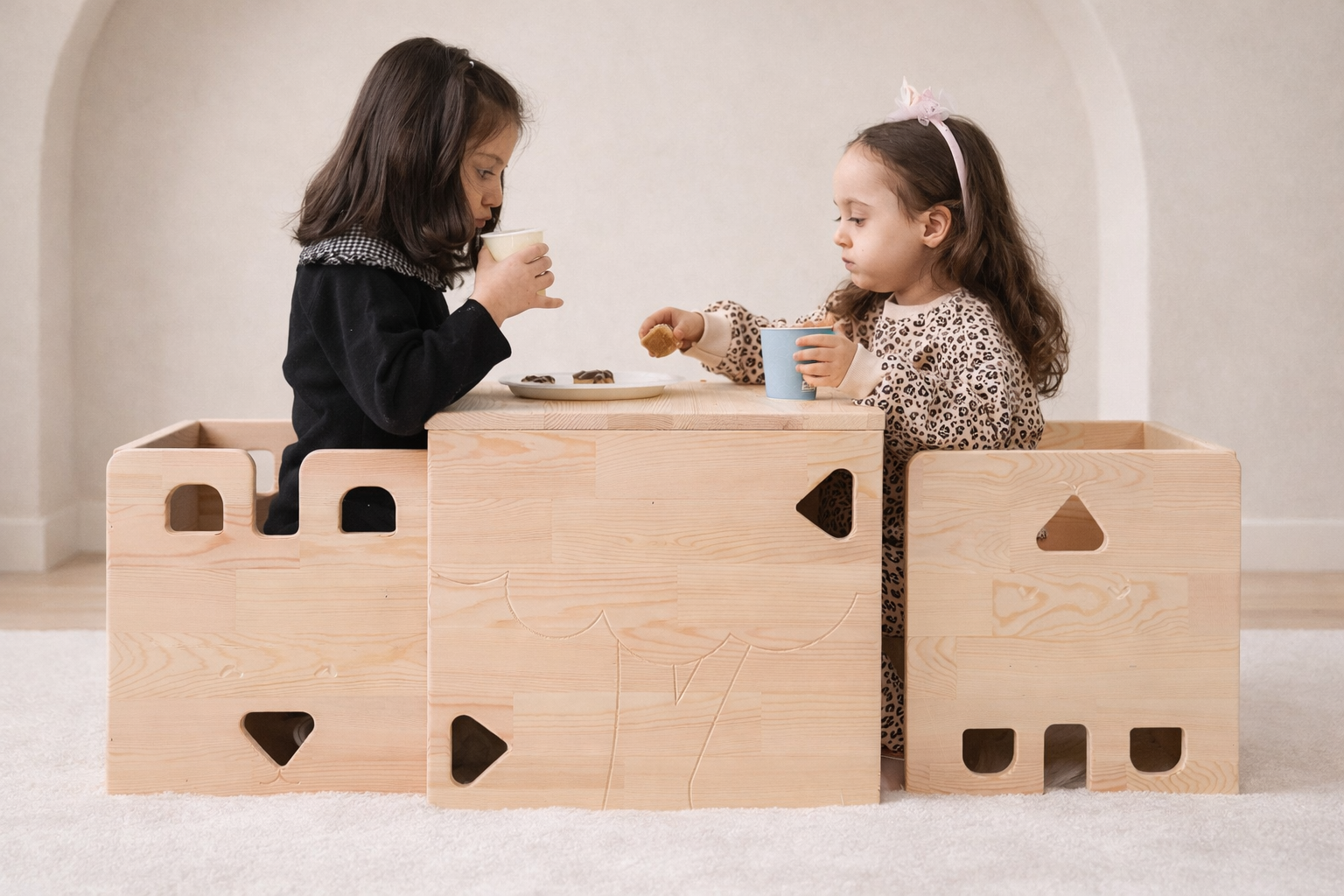 Rain Kids Kale Modül Çift Taraflı Sandalye