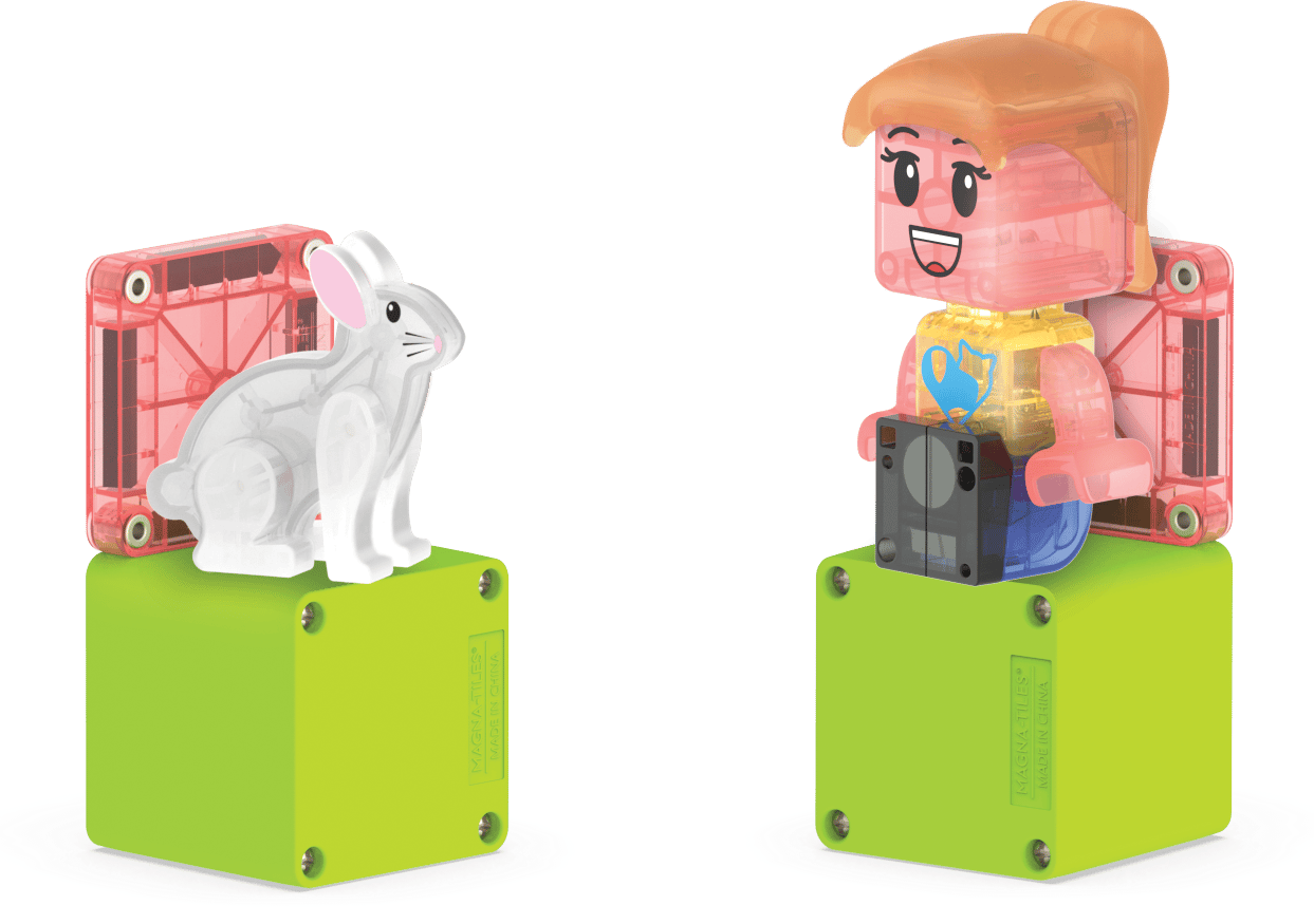 MAGNA-TILES® - Pet Playhouse Manyetik Bloklar - 50 Parça