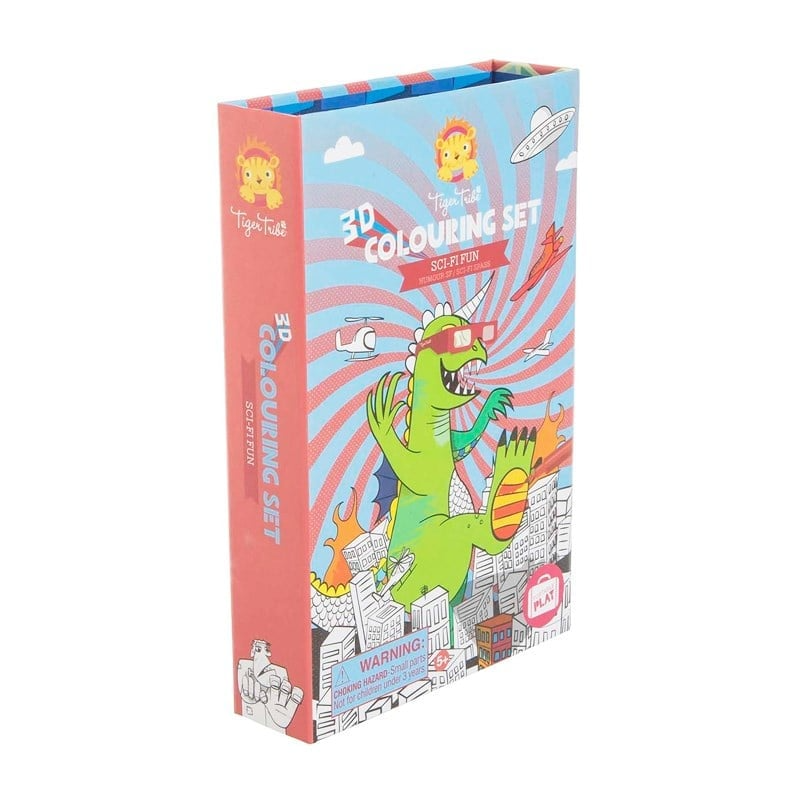 Tiger Tribe 3D Boyama Seti - Sci Fi Fun