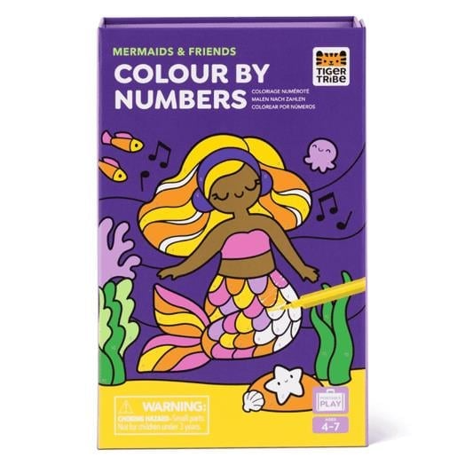 Tiger Tribe Sayılara Göre Boyama - Denizkızları ve Arkadaşları