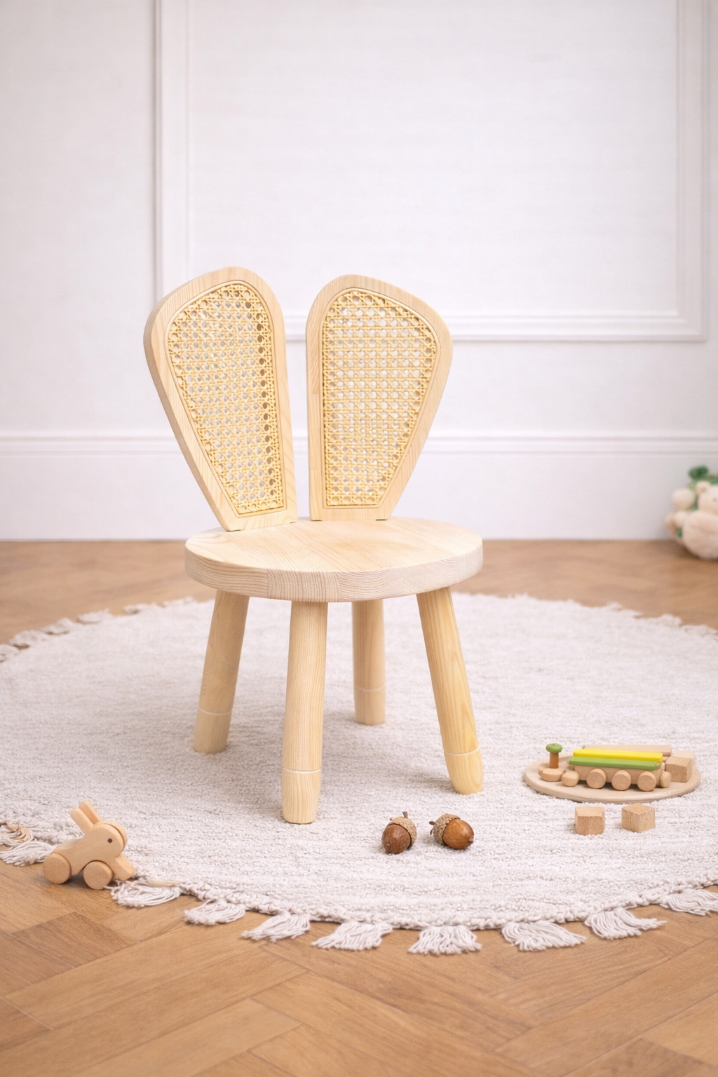 Bunny Rattan Sandalye 🐰