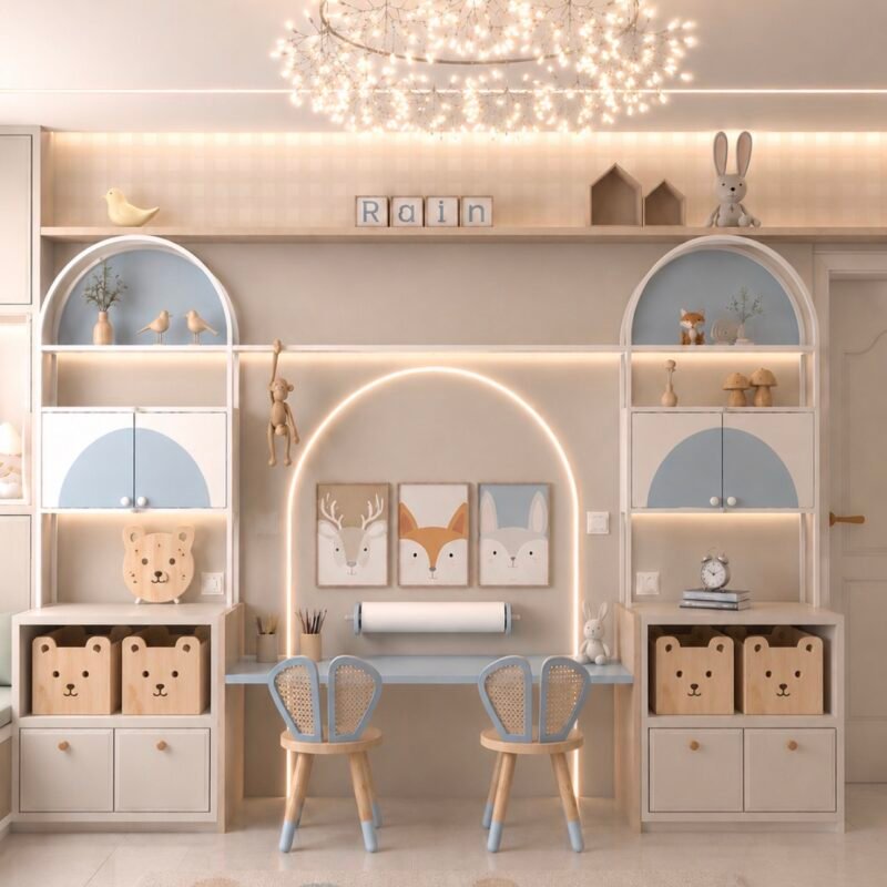 Bunny Rattan-Sky Blue