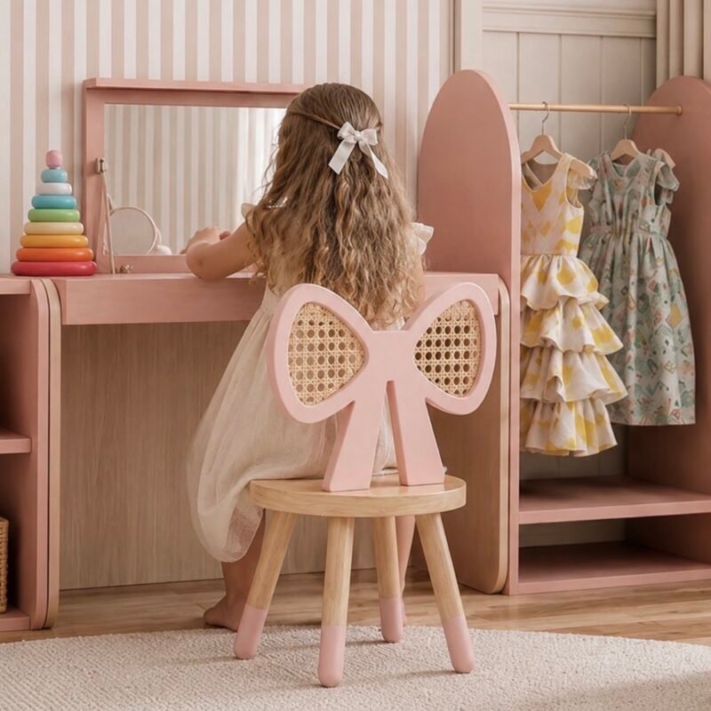 Fiyonk Rattan Çocuk Sandalyesi 🎀