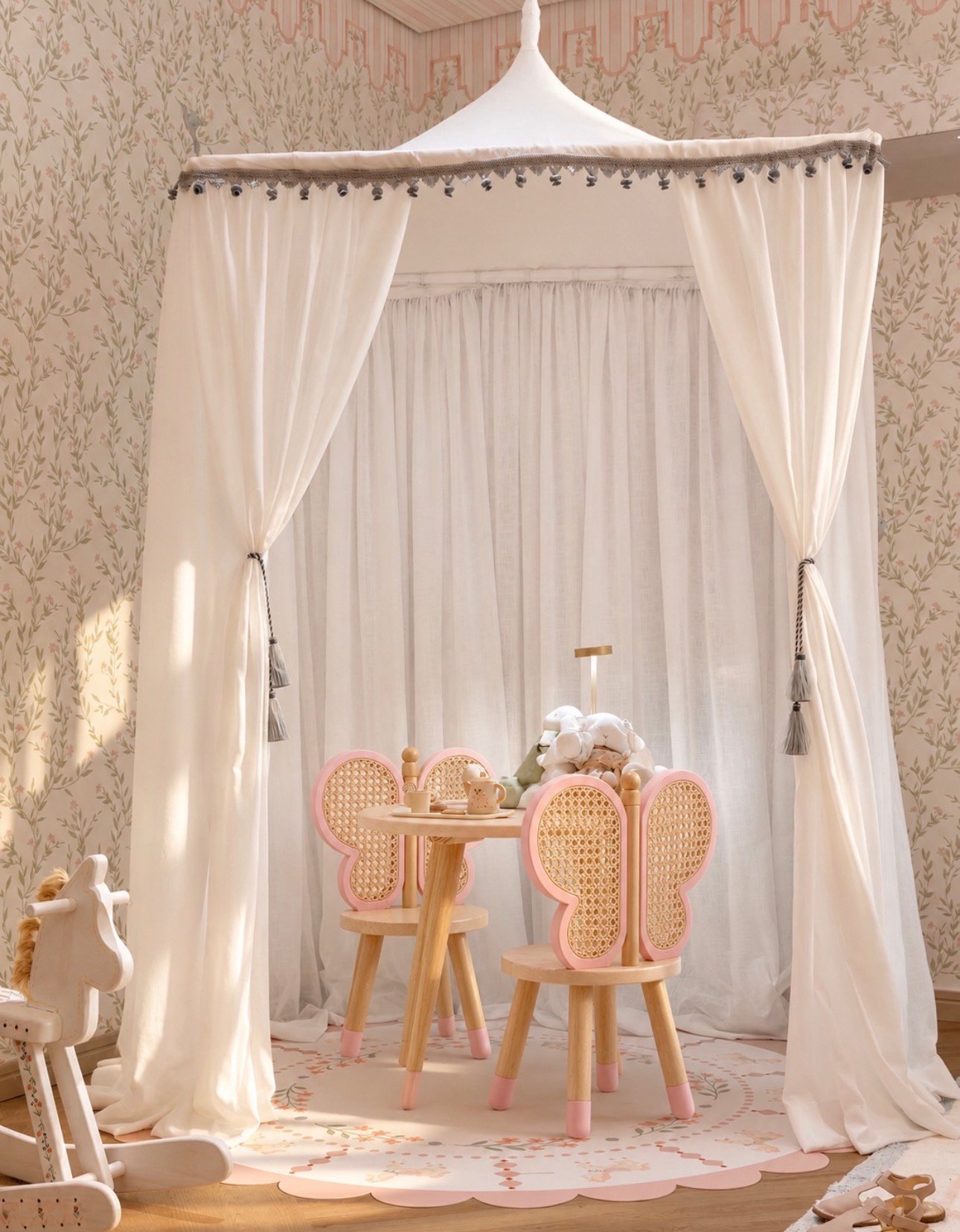 Papilla Rattan Kelebek Çocuk Sandalyesi