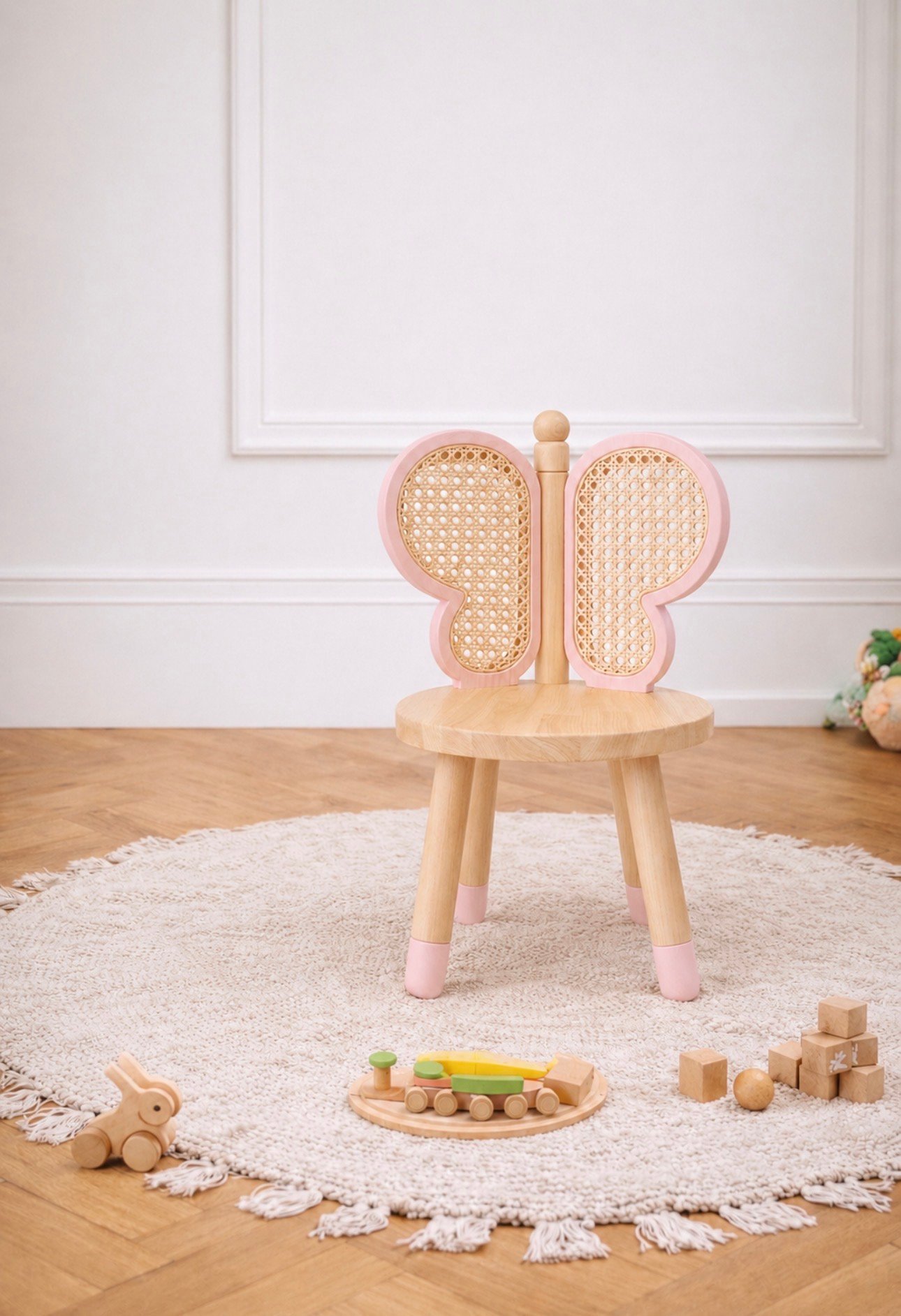 Papilla Rattan Kelebek Çocuk Sandalyesi