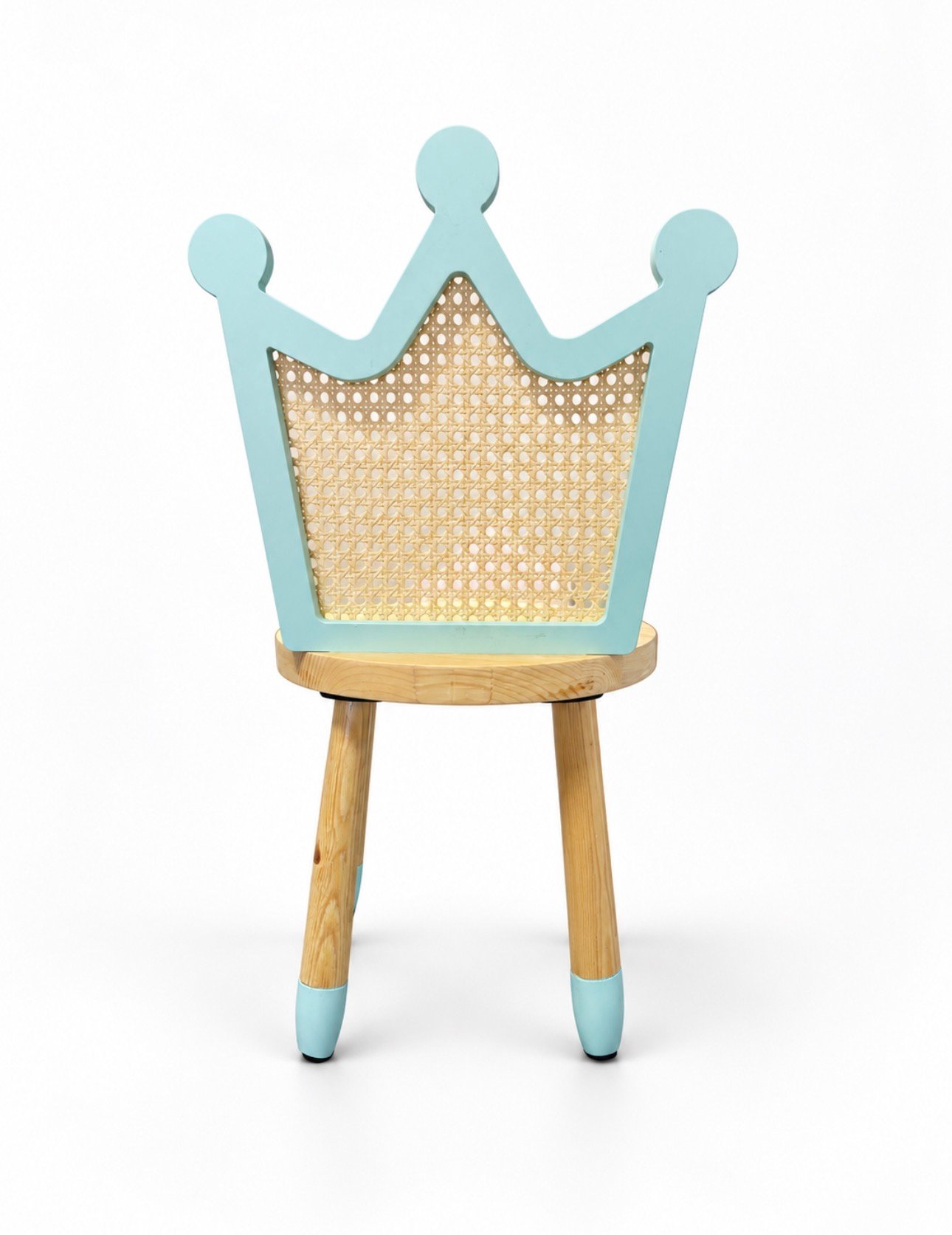Crown Rattan Çocuk Sandalyesi 👑