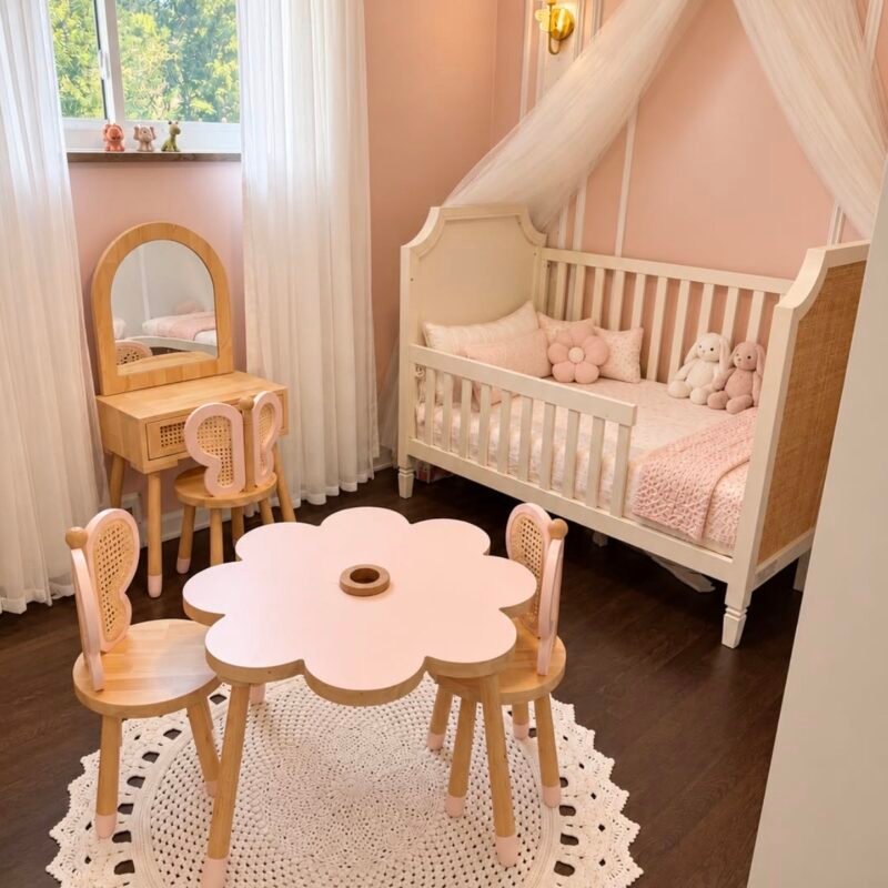Rain Kids Flora Masa-Toz Pembe